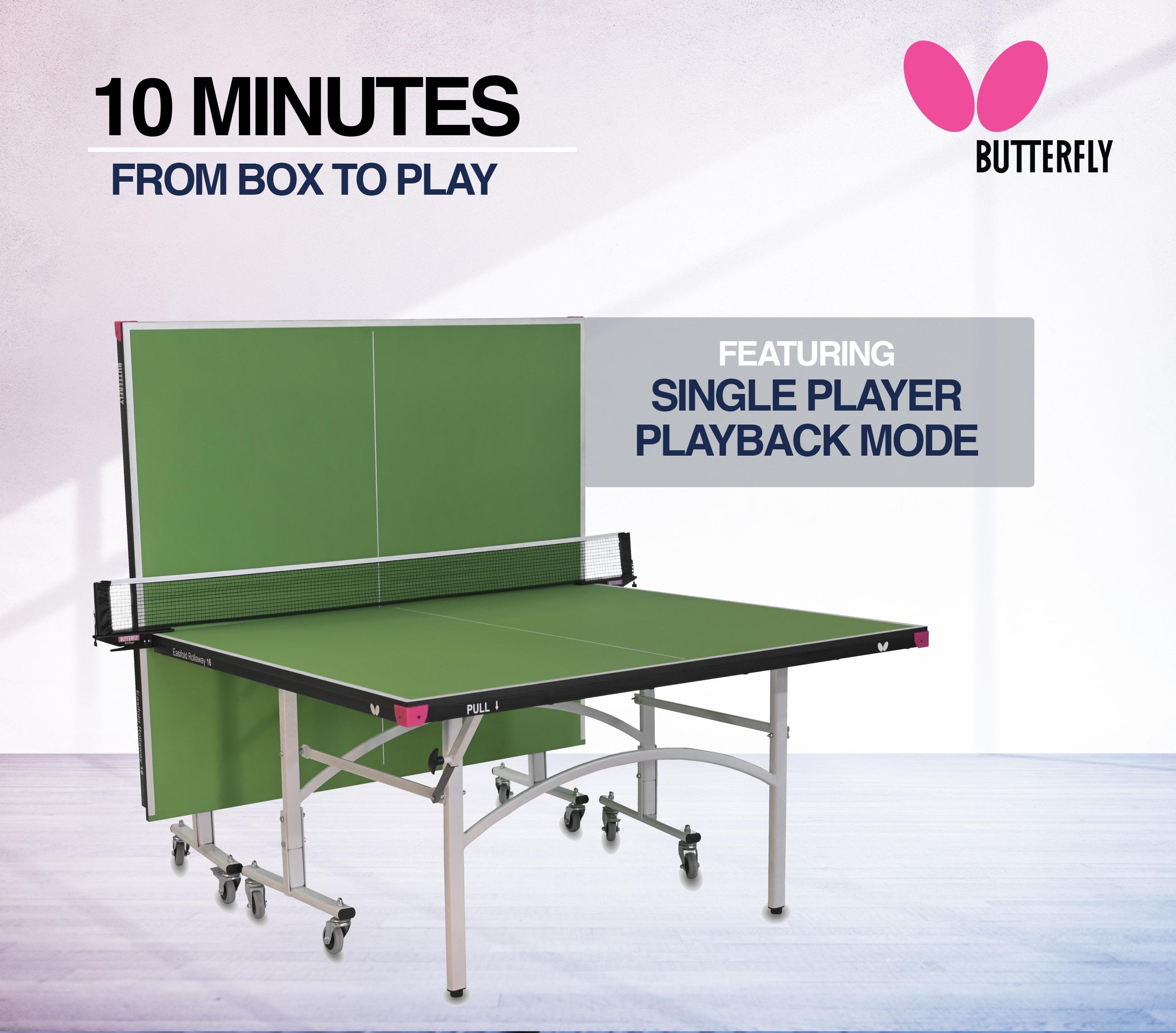 Easifold 16 Table Tennis Table | Butterfly Table Tennis